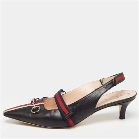 gucci mary jane pumps|gucci horsebit slingback.